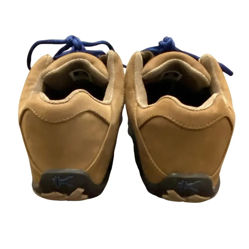 KURU Men's 10 Brown Leather Comfort Walking Shoes Orthopedic Trail Casual Dad